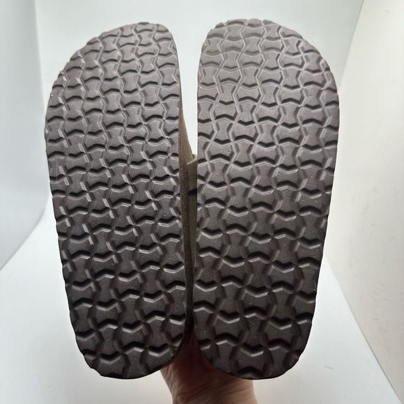 CUSHIONAIRE Women's Genuine Leather Cork Footbed Clog with +Comfort 7.5 WIDE SAN - Picture 5 of 7